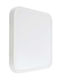 Lumină de exterior montată pe perete LED IP44 18W cu Alb Natural Lumină 25x25x6.5εκ.
