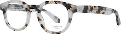 View + Clip-On Liebeskind Women's Prescription Eyeglass Frames Lens Bridge Temple 46 22 135 Mm