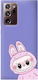 Samsung Note 20 Plus Labubu 6 Purple Colored Silicone Tpu Θήκη