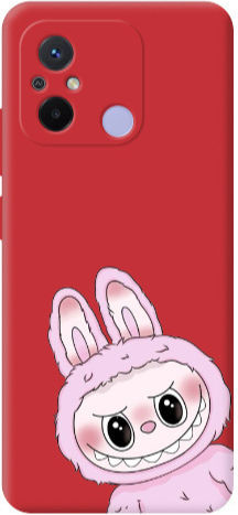 Xiaomi Redmi 12C Labubu 6 Червен Силиконов TPU Калъф