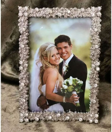 Karvounis Metallic Photo Frame with Silver Frame