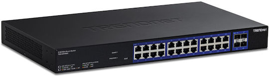 Trendnet TEG-3284WS L2 Switch με 24 Θύρες Gigabit (1Gbps) Ethernet και 4 SFP Θύρες
