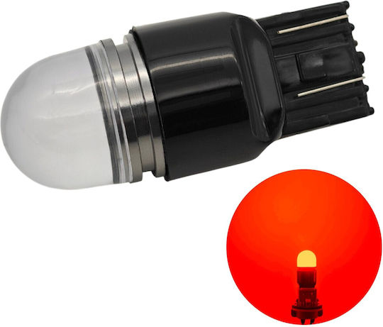 W21/5w Led Bulb 7443 12v 900lm Canbus Red