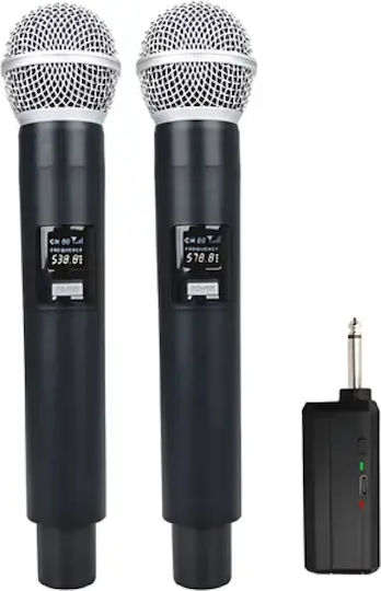 DX-202A Σετ Ασύρματο Μικρόφωνο Χειρός για Φωνητικά