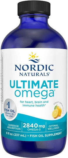 Nordic Naturals Ultimate Omega Рибено масло 2840мг 237мл Лимон
