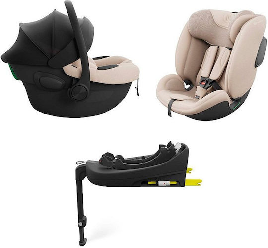 Kinderkraft Endura Safe Modular System Καθισματάκι Αυτοκινήτου i-Size με Isofix Beige 0-36 kg