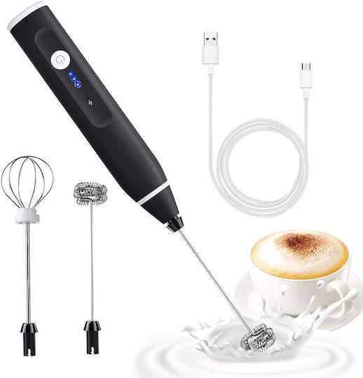 Autool Milk Frother Hand Battery Brown