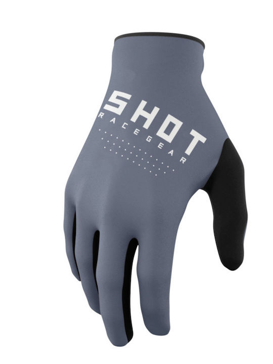 Shot Mx Raw Herren Motocross-Handschuhe Grey