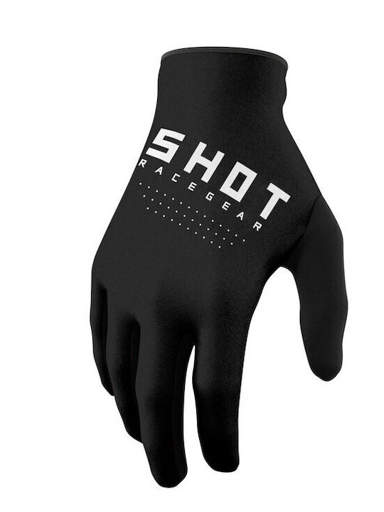 Shot Mx Raw Herren Motocross-Handschuhe Black