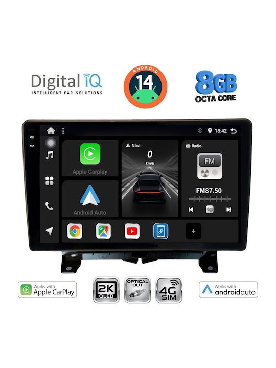 Digital IQ Car Audio System for Land Rover Discovery / Range Rover Sport 2004-2009 (Bluetooth/USB/WiFi/GPS/Apple-Carplay/Android-Auto) with Touch Screen 9"