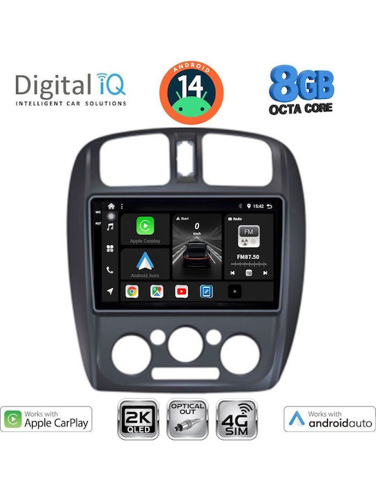 Digital IQ Car Audio System for Mazda 323 1998-2004 (Bluetooth/USB/WiFi/GPS/Apple-Carplay/Android-Auto) with Touch Screen 9"