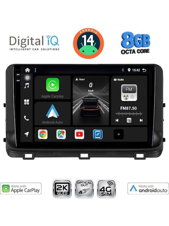 Digital IQ Car Audio System for Kia Ceed / XCeed 2018-2022 (Bluetooth/USB/WiFi/GPS/Apple-Carplay/Android-Auto) with Touch Screen 10"
