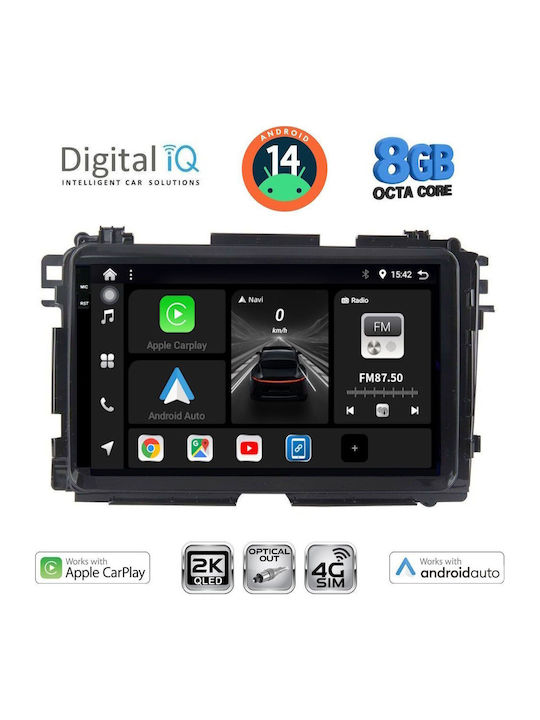 Digital IQ Автомобилна Аудио Система (Блутут/USB/WiFi/GPS/Apple-Carplay/Android-Auto) с Тъчскрийн 9"