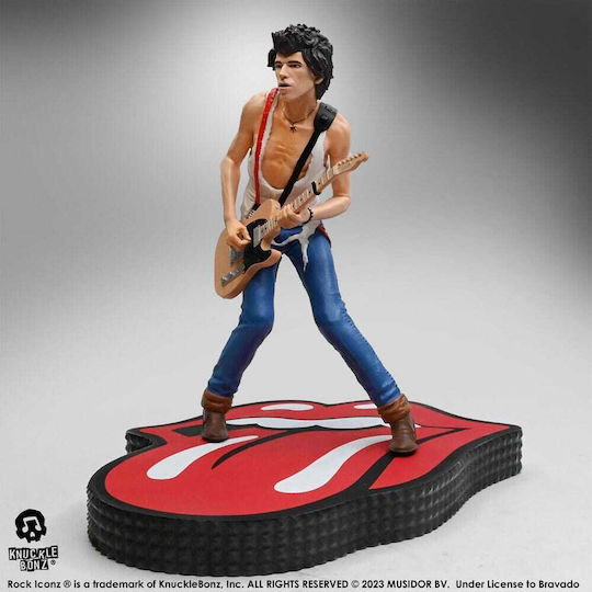 Rolling Stones Rock Iconz Statue Keith Richards Tattoo You Tour 1981 22 Cm