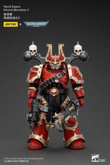 Warhammer 40k Action Figure 1:18 World Eaters Khorne Berzerker 2 13 Cm