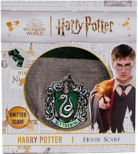Harry Potter Scarf Slytherin Bold Stripes Boxed 160 Cm