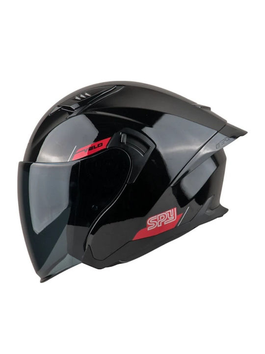 Spyder Velo Matt Black/Light Blue Motorradhelm Jet ECE 22.06 1450gr