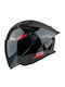 Spyder Velo Matt Black/Light Blue Motorradhelm Jet ECE 22.06 1450gr