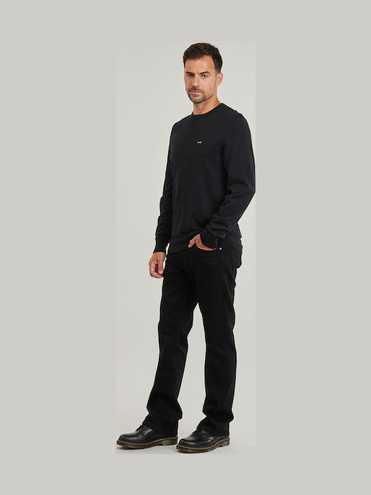 527 Men's Jeans Pants with Slim Fit Black