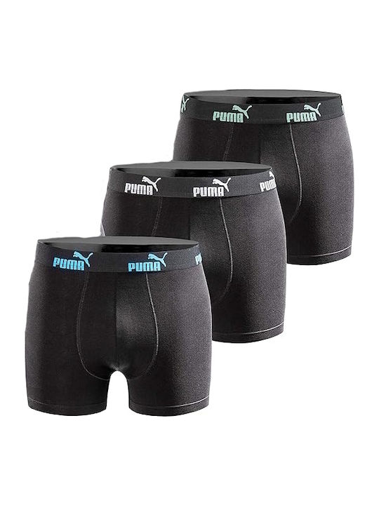 PUMA Herren Boxershorts Black 3Packung