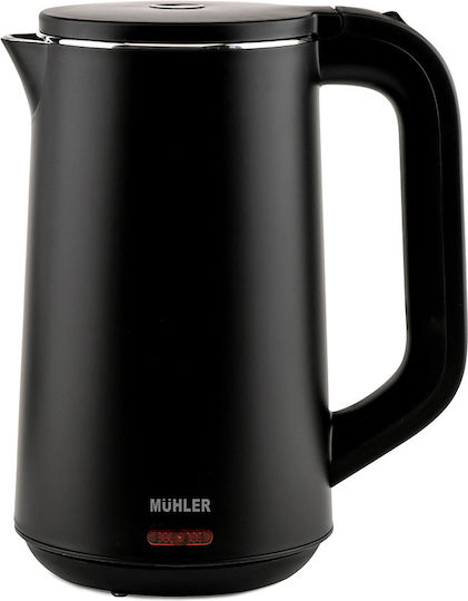 Muhler Kettle 1.5lt 1800W Black