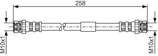 Bosch Brake Hose 1 987 481 369