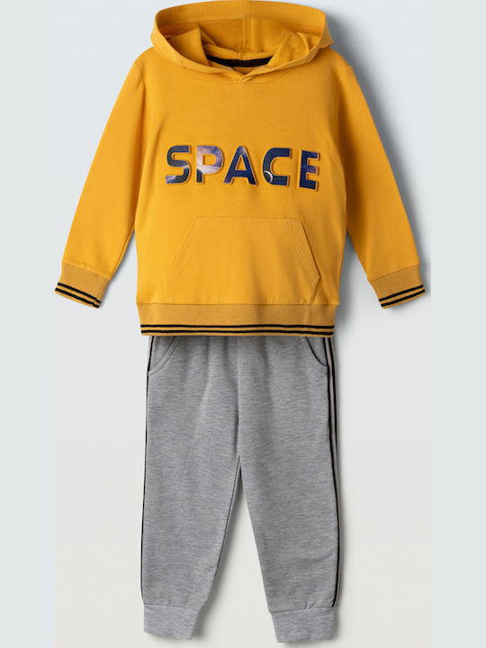Kids Sweatpants Set Ochre 2pcs Space