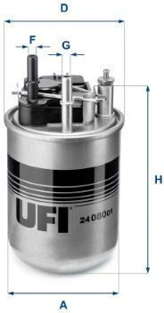 Ufi Benzinfilter 24.080.01
