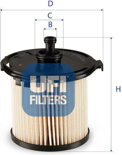Ufi Fuel Filter 26.074.00