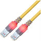 Sacon S/FTP Cat.6 (Gigabit) Καλώδιο Δικτύου Ethernet 1m Κίτρινο