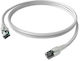 Easylan S/FTP Cat.6a (Gigabit) Καλώδιο Δικτύου Ethernet 3m Λευκό