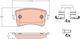 Trw Gdb2107 Brake Pad Set Disc Brake