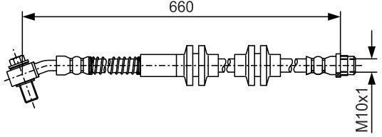 Bosch Brake Hose 1 987 481 A48