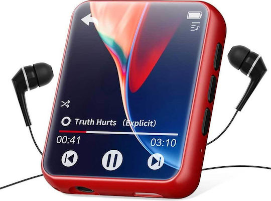 Joliker MP3 Player (32GB) with IPS Touch Screen 1.8" Red 764832274364