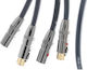Atlas Cables 2 x XLR male to 2 x XLR female 0.75m Cable