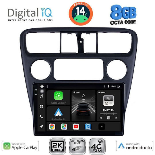 Digital IQ Ηχοσύστημα Αυτοκινήτου για Honda Accord 1998-2004 (Bluetooth/USB/WiFi/GPS/Apple-Carplay/Android-Auto) με Οθόνη Αφής 9"