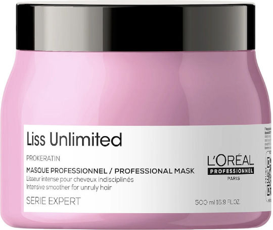 L'Oréal Professionnel Serie Expert Liss Unlimited Mască de Păr pentru Anti-Frizz 500ml