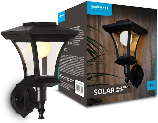Modee Lighting Set 4 Wand-Solarleuchten 15lm mit Warmes Weiß Licht 2700K IP44