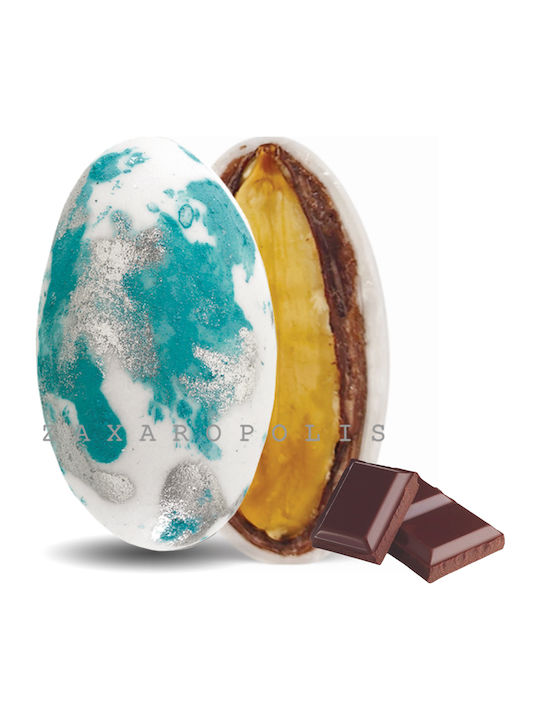 Zaxaropolis Шарени Бадеми My Choco във Форма Класически с Вкус Шоколад Тюркоазен 1000гр