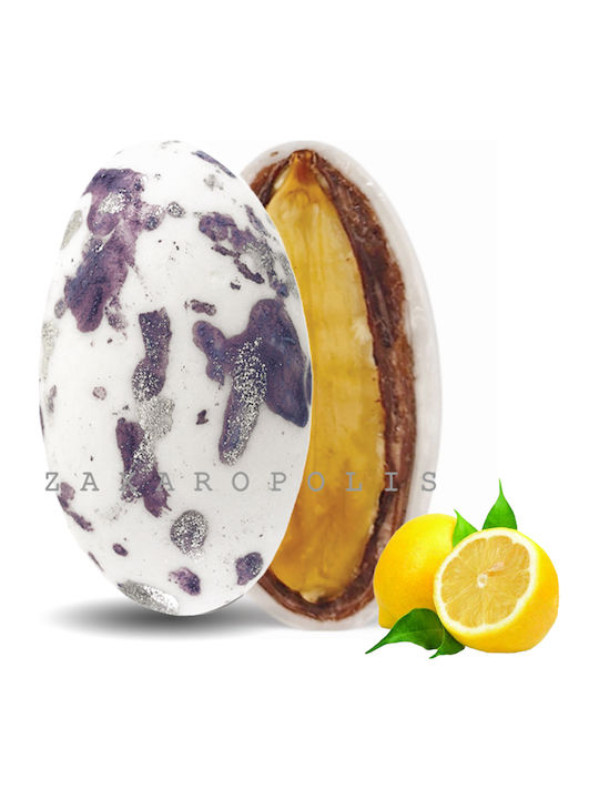 Zaxaropolis Κουφέτα Αμυγδάλου My Choco σε Σχήμα Κλασικό με Γεύση Λεμόνι Μωβ 1000gr