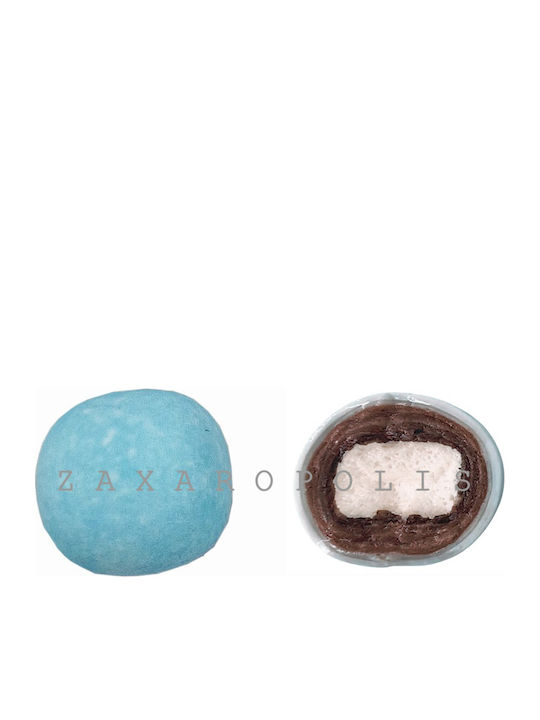 Zaxaropolis Marshmallow Balls in Form von Standard mit Geschmack von Schokolade Blau 800gr