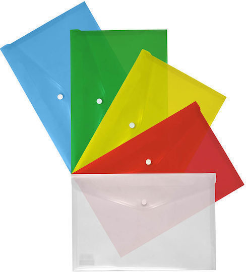 Transparent Button Paper A5 24 x 17 cm Premium Red