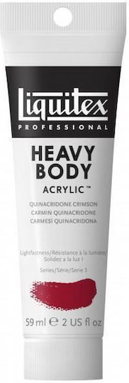 Liquitex Professional 59ml Heavy Body Acrylics 110 Quinacridone Crimson Series 3