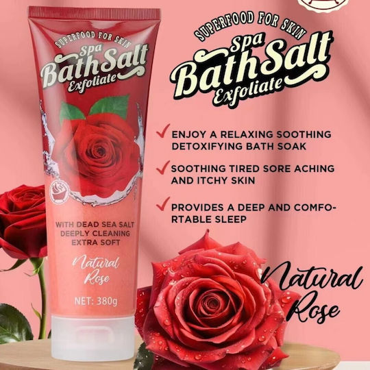 Spa Bath Salt Superfood Skin 380g Rose