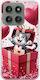 Mobile Phone Case Valentine's Day Surprise Love Kitty Motorola Edge 60 Fusion 5G Flexible TPU Transparent Silicone