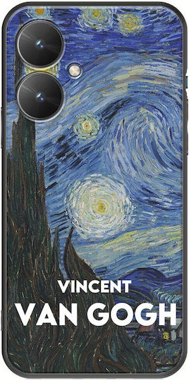 Vincent Van Gogh Xiaomi Redmi 13C 5G Husa TPU Neagră Din Silicon