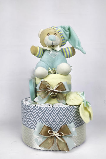 Dama Koupa Handmade Diaper Cake pentru Băiat