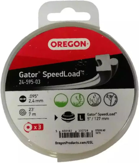 Oregon Gator Speedload Μεσινέζα Μήκους 7m και Πάχους 2.4mm