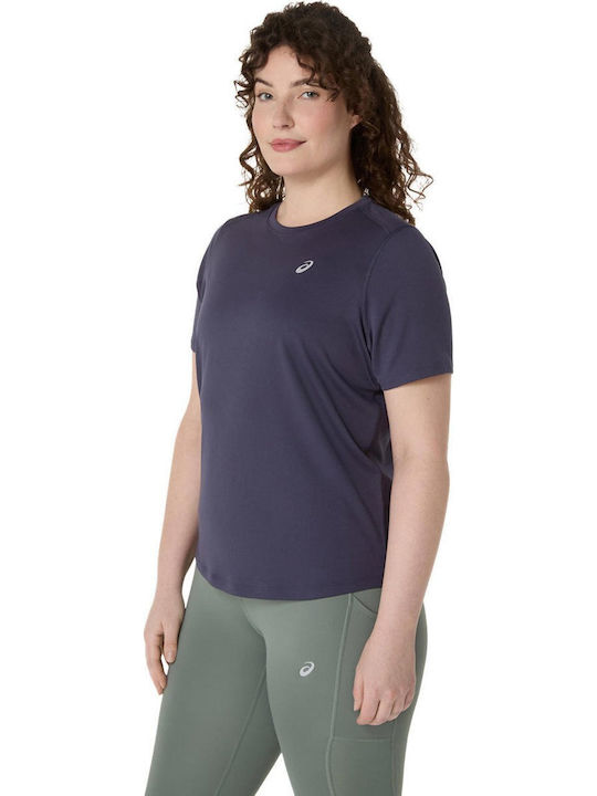 ASICS Γυναικείο Αθλητικό T-shirt Γκρι
