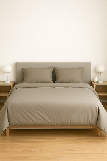 Super-Double 160x200+35cm with Elastic Τ180 Grey-olive